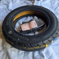 ダンロップ　RUNSCOOT　D307　スクーター用新品タイヤ＆チューブ　訳ありの画像