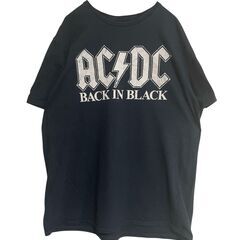 【XXL】AC/DC BACK IN BLACK TEE ヴィンテージ 00の画像