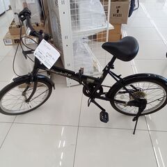 ★リユースのサカイ日立店★HJ7233 OTOMO 自転車 20インチ ブラック クリーニング済み の画像