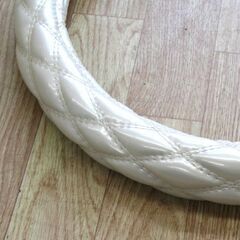 ハンドルカバー 39cm 白 ビニール系 札幌市 清田区 平岡の画像