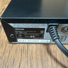 東芝　ブルーレイディスクレコーダ DBR-C100の画像