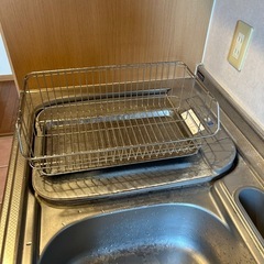 ステンレス水切りラックの画像