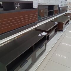 ★リユースのサカイ日立店★HJ7235  ガラスTV台 ライトグレー H49.5×D45×W75 クリーニング済み の画像