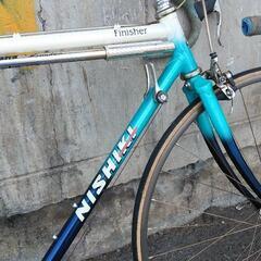 【90年代レアもの】カワムラサイクル ニシキ フィニッシャー ロードバイク クロモリ 530ミリ 700C SHIMANO105 NISHIKI 自転車 finisherの画像