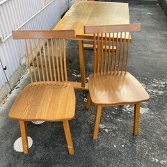 食卓机　椅子2脚の画像