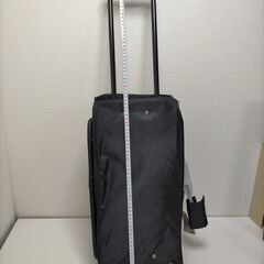 キャスター付きボストンバッグ　黒　くまのプーさん　ディズニー　250728-7Yの画像