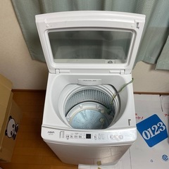 洗濯機 7kg アクア AQUA AQW-S7P-W ホワイト 7.0kg 縦型の画像