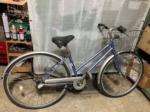 【27インチシティサイクル　オートライト　内装3段変速】すぐお乗り頂けます！整備済！一部地域送料無料！