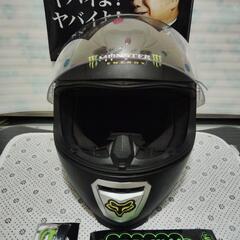 ⚫️美品/ヘルメット🙆‍♀️自家塗装つや消し黒色、Ｘｌ🎁オマケつき。の画像