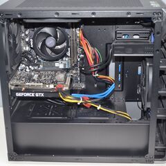 自作中古ゲーミングデスクトップPC Windows11/AMD Ryzen 5/GTX1660/SSD512GB/メモリ16GB搭載の画像