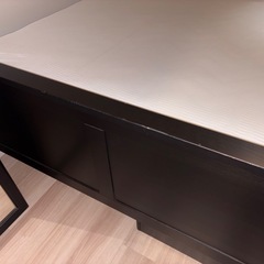 【IKEA】HEMNES ヘムネス ダブルベッド 黒　　の画像