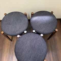 スタッキングスツール　3脚セットの画像