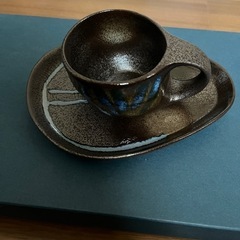 清流コーヒー碗皿の画像