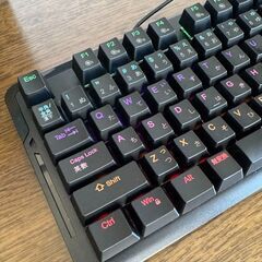 iclever メカニカル/ゲーミングキーボードG02 赤軸 ジャンクの画像