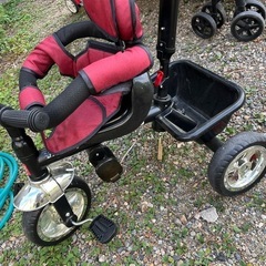 JTC おでかけ三輪車 3in1 Tricycle ディープレッドの画像