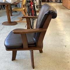 H2507-361 GRANDE CHAIR ダイニングチェア 回転① キズ汚れ有りの画像