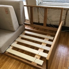 ローソファ　ナチュラルの画像