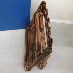 0728-119 木製ラック、カントリー、ガーデンの画像