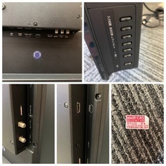 49Ｖ型液晶テレビ SQ-Y49H4K302 エスケイジャパン 2017年製の画像
