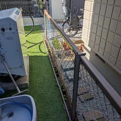 フェンス　3枚分　網　あげますの画像