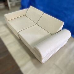 未使用新品　組合せKids Sofa(キッズソファ)アイボリー　140㎝ の画像