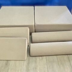 未使用新品　組合せKids Sofa(キッズソファ)アイボリー　140㎝ の画像