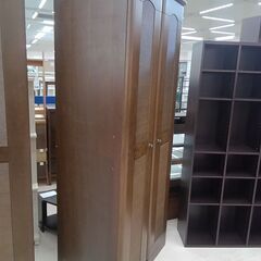 リユースのサカイ栃木店★ジモティ割あり★  ワードローブ ブラウン W84×D56×H208 クリーニング済み TC9975の画像