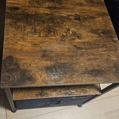 サイドテーブル(収納引き出しあり)の画像