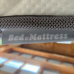 【配送無料】良品 セミダブル用マットレス（Bed & Mattress 製）の画像