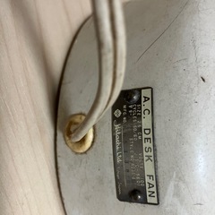 扇風機　レトロ　動作品　付属品付きの画像