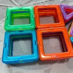 マグネット　ブロック　知育玩具　50ピースの画像