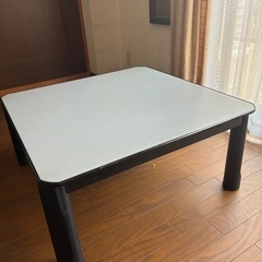 取りに来てくれる方に差し上げます　家具調こたつ　天板部分リバーシブルの画像