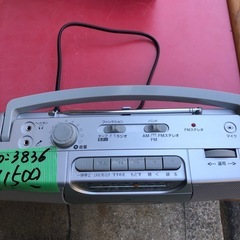 NO：3836  小泉ラジオカセットレコーダー‼️  美品超お買い得品❣️の画像