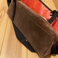 sunbrella サンブレラ　ストライプ メッセンジャーバッグの画像