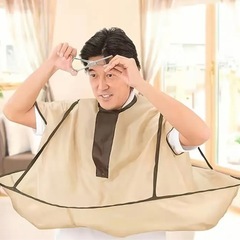 【理容／美容】ヘアカット用品まとめ売り 電動バリカン 折りたたみ鏡 ハサミ ケープ クリップ付き の画像