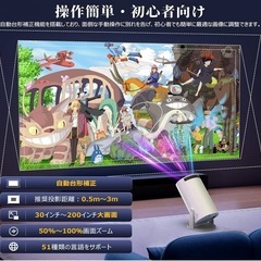 【新品未使用】プロジェクター
の画像