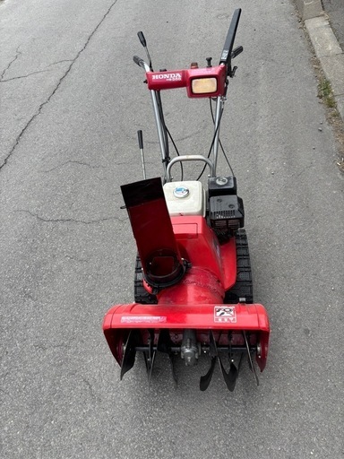 北海道旭川市 HONDA 小型除雪機 HS555 雪丸 5馬力 整備済み 動作保証