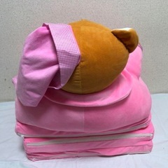 ソファー 子供用　ピンククマの画像