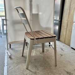 【武蔵小山店】　IKEA NORRMANSÖ ノッルマンソー ガーデンチェア チェア ダイニングチェア カフェチェア スチールチェア 木製座面 屋外 屋内 北欧デザイン おしゃれ 中古家具 イス 椅子 NORRMANSO norrmansoの画像