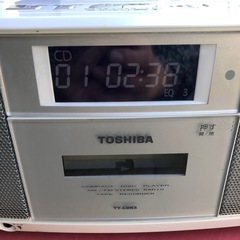 NO：3837  東芝CDラジオカセットレコーダー‼️大きめ超お買い得品❣️の画像