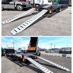 日野　レンジャー　3台積み積載車　増トン　最大積載量7000kg 超低走行 14万km 歩み板付き　現車確認大歓迎　お見逃しなくの画像