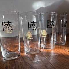 新品　陸　ウイスキーグラス　4つセットの画像