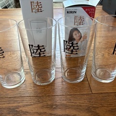 新品　陸　ウイスキーグラス　4つセットの画像