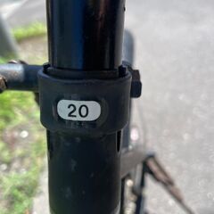 折りたたみ自転車　No.393　ブラック　20インチ　6段切り替え付き　【リサイクルショップどりーむ荒田店】の画像