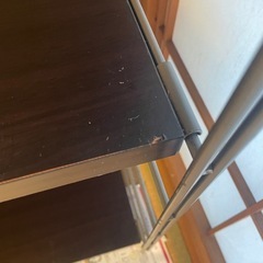山善（YAMAZEN） スチールハンガーラック ダークブラウン の画像