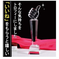 クリスタルトロフィーの画像