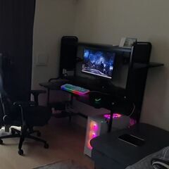 IKEA FREDDE フレッデ ゲーミングデスク, ブラックの画像