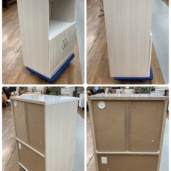 S024 ⭐ NITORI ニトリ キッチン収納 キッチン台 ブリエ 幅60cm USED 綺麗の画像