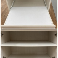 S024 ⭐ NITORI ニトリ キッチン収納 キッチン台 ブリエ 幅60cm USED 綺麗の画像