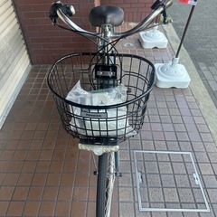 26インチ　パナソニックPanasonic電動アシスト自転車　紺色の画像